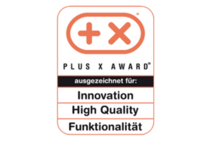 certificacion plus x award innovation high quality funktionalitat